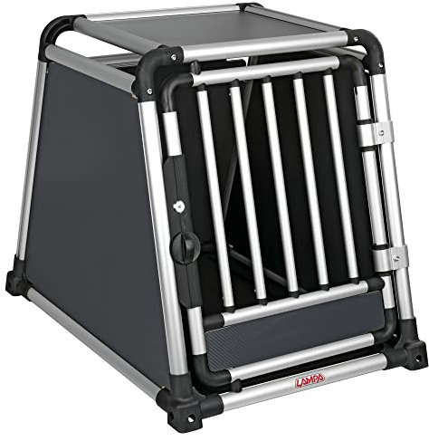 LAMPA 60504 Transportbox Tiertransportbox Kofferraum 75cm 55cm 62cm Aluminium Stoff