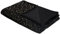 Bett Deko Decke Motiv Kuscheldecke schwarz mit Sternen gold 150x200 cm Alazeya
