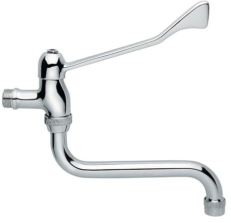 idral Rubinetto lavabo rovesciato con Leva Clinica 02010/DC - Cromato Lucido