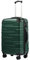 COOLIFE Hard Shell Suitcase with TSA Lock and 4 Spinner Wheels Lightweight Durable (Dark Green, L(77cm 93L))