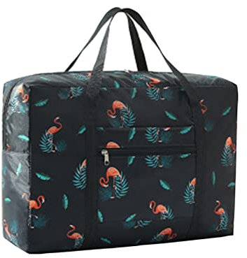 Bagage de voyage léger et pliable pour voyage, sport, gym, vacances, week-end, sac à main,Le Camping, la randonnée(noir)