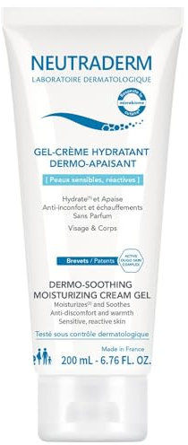 Neutraderm Gel Crème Hydratant Dermo-Apaisant Peaux sensibles, réactives 200ml