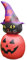 HMLTD Halloween-Schlauchboote,Halloween-Schlauchboote im Freien, Geister-Kürbis-Katze mit LED-Fernlicht | Gruselige Blow-Up-Hüpfburgen für den Außenbereich für die Halloween-