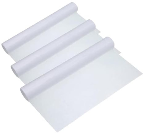 Sizzix Adesivo Termoadesivo Accessorio (Confezione da 3) - Adesivo Termico - Foglio Termoadesivo - Tessuto - Bianco