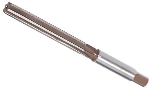 CoCud Hand Reamer, 9mm Cutting Diameter 6 Flutes H8, Alloy Steel Straight Shank Reaming Drill Bit - (Applications: for Aluminum Iron Copper Plastic Wood)