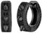 PROSILVER Pendientes Pinchos 11mm Plata Negro con Circones, Cartilagos Aros Plata Hombre