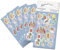 Peter Rabbit Party Bag Sticker Pack (6 Sheets)| Official Licensed Product | Perfect as Party Bag or Stocking Fillers, Blue, 16 x 7.5 cm