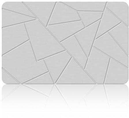 Arthome Pierre Tapis de Bain Pierre Antidérapant Super Absorbant Tapis de Douche Salle de Bain Cuisine Séchage Rapide Gris 60x40cm