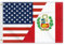 Peru USA-Flagge, Freundschaftsflagge, mittelgroß, 60 x 90 cm, peruanisches Banner für den Außenbereich, doppelseitiger Druck, amerikanische Dekoration für Terrasse, Garten, mit Messingöse, 60 x 90 cm