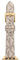 Michael Kors Cinturino da donna in pelle o PVC, compatibile con Apple Watch® da 38 mm/40 mm/41 mm, 175+/- 5MM, Beige