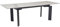 Wohnling Esszimmertisch 180x95x77 cm Keramik Glas Esstisch Weiß Marmor-Optik, Küchentisch ausziehbar bis 240 cm, Glastisch Groß, Speisetisch Esszimmer Rechteckig mit Metallbeinen