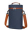 Bolsa aislante para enfriador de vino, bolsa para transportar botellas de vino | Bolsa más fresca Bolsa de asas aislada para 2 botellas | Portador portátil hermético del vino del estuche que lleva con