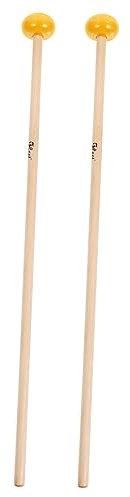 VINTORKY 1paar Holzschlägel Für Glockenspiel Und Xylophon Robuste Schlaginstrument-zubehör Mit Gummispitze Langlebig Und Handfreundlich Für Musiker Und Anfänger