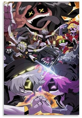 LKKHPEP Murder-Poster, Drohnen, Anime-Poster, Leinwand, Wandkunst, dekoratives Wohnkultur, Gemälde für Wohnzimmer, Schlafzimmer, 30 x 45 cm, ungerahmter Stil