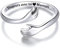 Bague Femme Toujours avec toi maman en Argent Sterling 925 - Cadeau d'Anniversaire Noël pour Filles Femmes Jeunes Filles - Coffret avec DÉDICACE incluse (Maman)