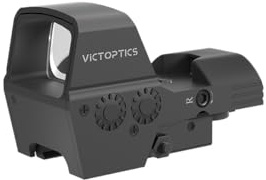 Victoptics RDSL36 Omega SRD 1x23x33 Four-Reticle Rotpunkt Visier für Sport, Airsoft und Jagd, Luftgewehr, Ziel-Visier, Reflex-Visier, Red-Dot zum zielen