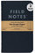 Field Notes Pitch Black Notizheft groß, dotted