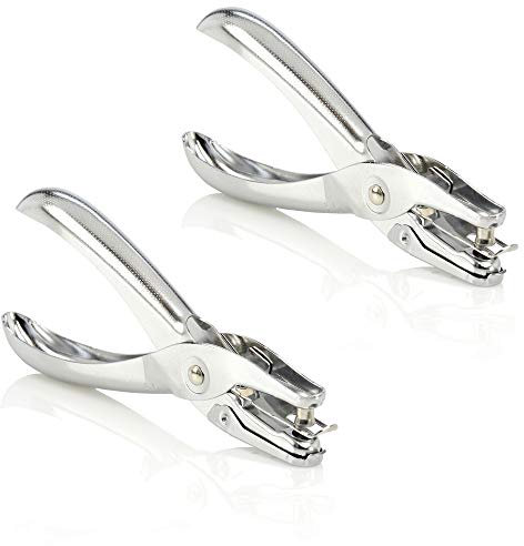 Swingline 1 Locher, Locher, 5 Blatt Stanzkapazität, klassisch, Chrom, 2 Stück (74005)