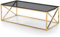 Menzzo Sydney Mesas, Cristal, Dorado, 120