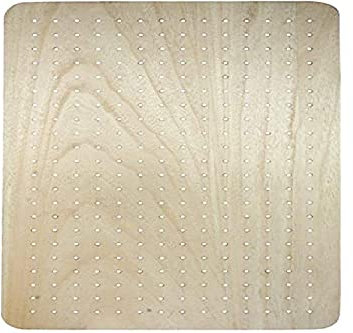 Rayher 62867505 MDF Board furniert, für Rayher Pin und Peg, 40 x 60 x 2,5 cm, inkl. Dübel und Schrauben