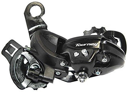SHIMANO Schaltwerk Tourney RDTY 300 6/7- Fach o.Adapter Langer Käfig + Flicken
