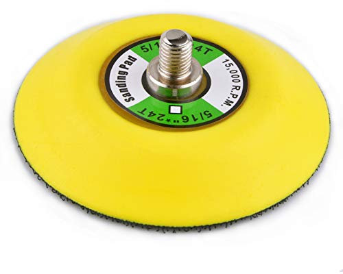 Tampon de polissage, 75 mm (3 ), filetage 8 mm, pour meuleuse d'angle/polisseuse à excentrique ponceuse à air comprimé, 1 pièce