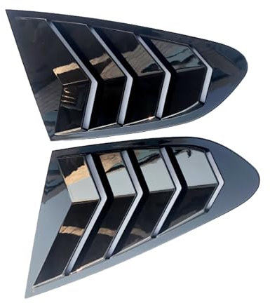 NURCIX Auto ABS Heck Seitenfenster Jalousien, Für Audi A5 2008-2016 Car Heckfensterjalousie Mode Schutz Trim,A