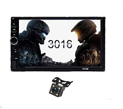 2din 7-Zoll-Dual-ingot Full-Touch Handy Projektionswand Auto Video 7018B mit 4LED Kamera