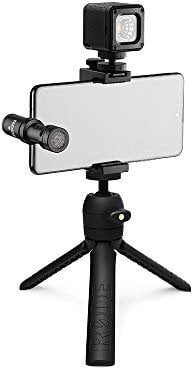 RØDE Vlogger-Kit USB-C Komplettset für Smartphones mit USB-C Anschluss, inklusive Kondensator-Richtmikrofon, Stativ, microLED und weiteres Zubehör