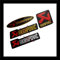Teram Freizeitschild aus Aluminium, hohe Temperatur, Akrapovic, oval, für Schalldämpfer Auto Motorrad