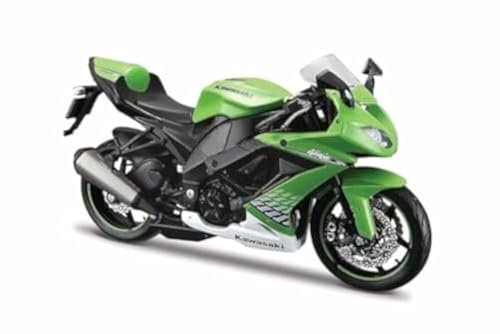 Maisto Kawasaki Ninja ZX-10R Motorrad, Maßstab 1:12, unglaublich detaillierte Druckguss-Nachbildung, Sammlerstück, Motorrad