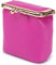 Aileder Leder-Lippenstift-Etui, Mini-Reise-Kosmetik-Aufbewahrungs-Set, Retro, kleine Geldbörse, Organizer-Tasche für Lippenbalsam/Münzen/Schlüssel/kleine Make-up, Hot Pink
