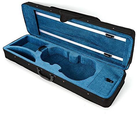 Geigenkoffer Kasten|mit Rucksackriemen Violinkoffer für Violine 4/4 Violin case +2 Stück verstellbarer Gurt