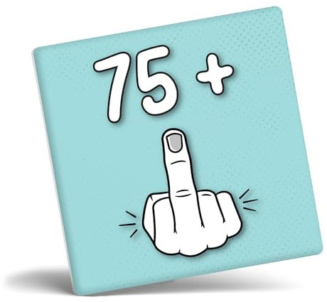 Mug Monster - Tasse d'anniversaire 76 ans, « I Am 75 + 1 », cadeau pour 76 ans, tasse fantaisie – Tasse à café en céramique, cadeau pour homme ou femme, extra large et grande tasse disponible,