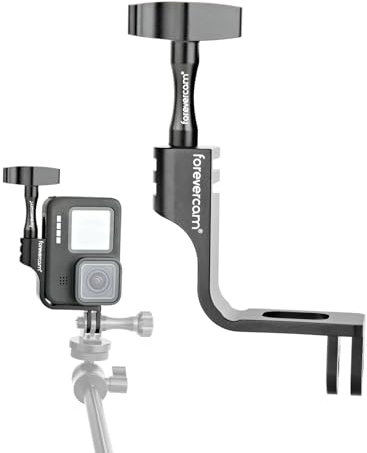 Aluminium-Adapter 90° L Form vertikal kompatibel mit Gopro Hero 13/12/11/10/9 Ellenbogenhalterung