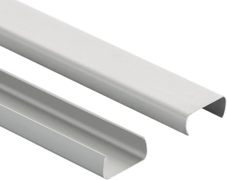 LEDKIA Aluminiumprofil 1m für LED Streifen Neon Halbund 180 Silber