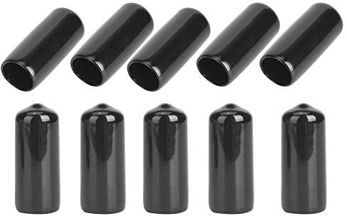 KIMISS 10 Stück Gummi, Langlebig, Pool-Queue-Spitzenschutz, Kleiner Kopf, Pool-Queue-Spitze, Billard-Abdeckungen, 2 Stück, Snooker-Club, Schutzstock-Abdeckung, Snooker-Zubehör, 13 Mm (13mm)