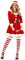 Morph Weihnachtskostüm Damen, Weihnachtsoutfit Damen, Weihnachtsfrau Kostüm Damen, Sexy Santa Kostüm, Sexy Santa Damen, Christmas Dress Damen, Sexy Weihnachtskleid - M