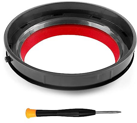 Anello di Tenuta Fisso Superiore, Compatibile con Dyson V10/SV12, Parti di Ricambio per Anelli di Tenuta Fissi, Parti di Ricambio per Aspirapolvere, Dyson Aspirapolvere Accessori con Cacciavite