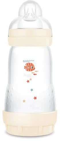 MAM Biberon Easy Start/Anti-Colique - 260ml - Coton - Tétine Débit 2