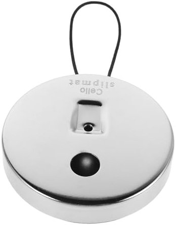 Toyvian Cello Stachelhalter Rutschfeste Polstermatte Aus Aluminiumlegierung Und Gummi Robustes Anti Rutsch Pad Für Cello Leicht Und Tragbar Musikinstrumentenzubehör