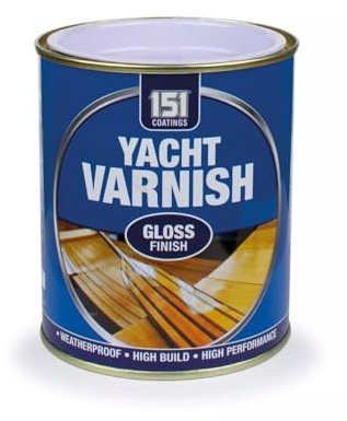 DIOXSTAR Yacht Varnish Paint, Gloss Finish, Weatherproof, High Build, High Performance, Interior & Exterior Use, Suitable for Use on Metal, Wood, Plastic, 300ml (1 PCS)