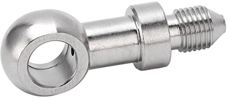 Stainless Steel Banjo Bolts Fitting Brake Banjo Fitting, 3/8in Hose Line Adapter, Leakage Prevention, 10mm Inner Diameter, for M10 Banjo