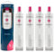 EDR5RXD1 Compatibile Con Whirlpool, 4396510 Filtro 5 Filtro Acqua Frigorifero, 46-9010, NLC240V, PNL240V, 4396508p, 4396547, 4392857(4 PCS)