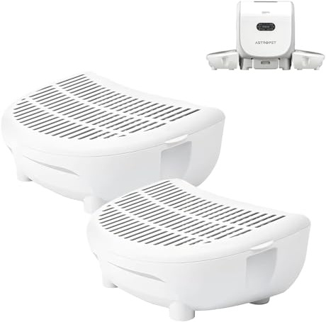 AstroPet Jupiter Pro Rampe und Streumatte Doppelset | Gelenkschonender Einstieg für Katzenklo, Streuauffang-System, Waschbar