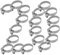 Schlauchschellen Set aus Edelstahl W5 V4A | Spannbereich 32-50 mm | Bandbreite 9mm >>> 20 Schlauchschellen 32-50 mm 1 1/4 Zoll bis 2 Zoll