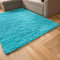Carpeto Rugs Shaggy Teppich Wohnzimmer Flauschig - Wohnzimmerteppich Modern - Flauschiger Kuschelteppich Hochflor - Weich Langflor Teppich Kinderzimmer, Schlafzimmer - Türkis - 140 x 200 cm