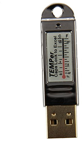 Gold TEMPer PC Laptop USB Sensor Thermometer Temperatur Datenlogger Recorder