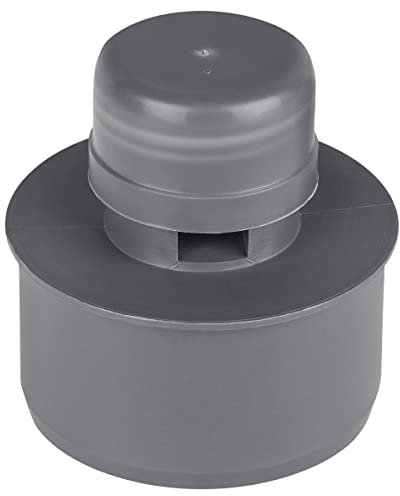 Belüftungsventil Ø DN75 Rohrbelüfter Entlüfter Entlüftungshaube Abwasserrohr Grau