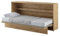 Friderik Bed Concept BC-06 Wandklappbett Horizontal Schrankbett ohne Matratze, 90x200 cm (Artisan-Eiche)